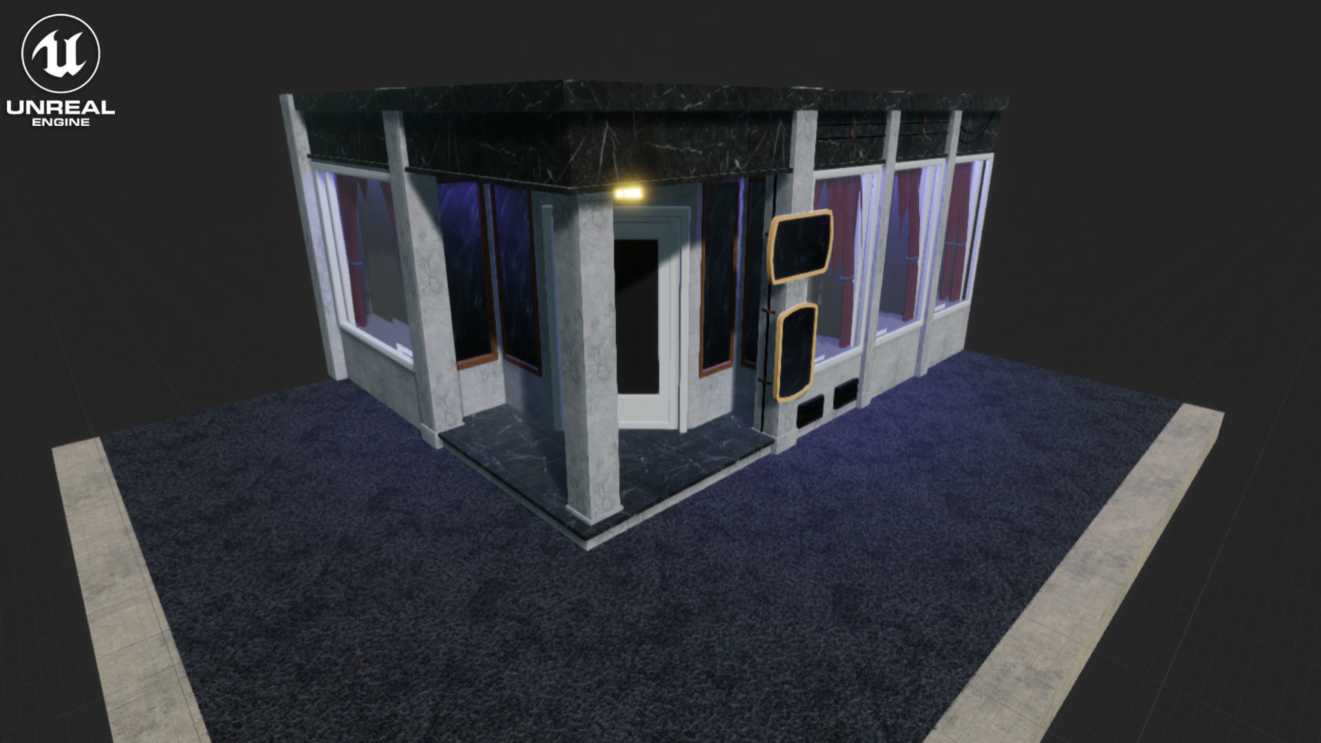 Stores Vol 1 For Unreal And Unity Low-poly 3D model_12