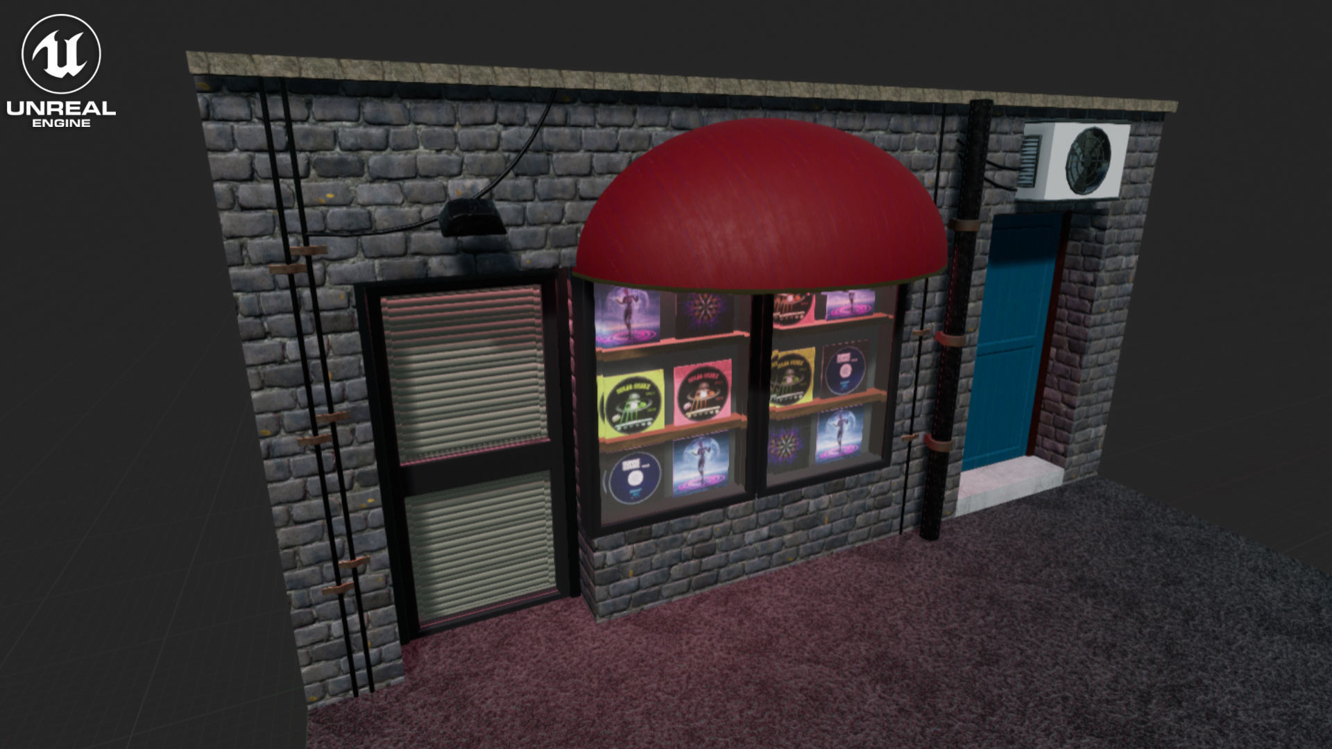 Stores Vol 1 For Unreal And Unity Low-poly 3D model_8