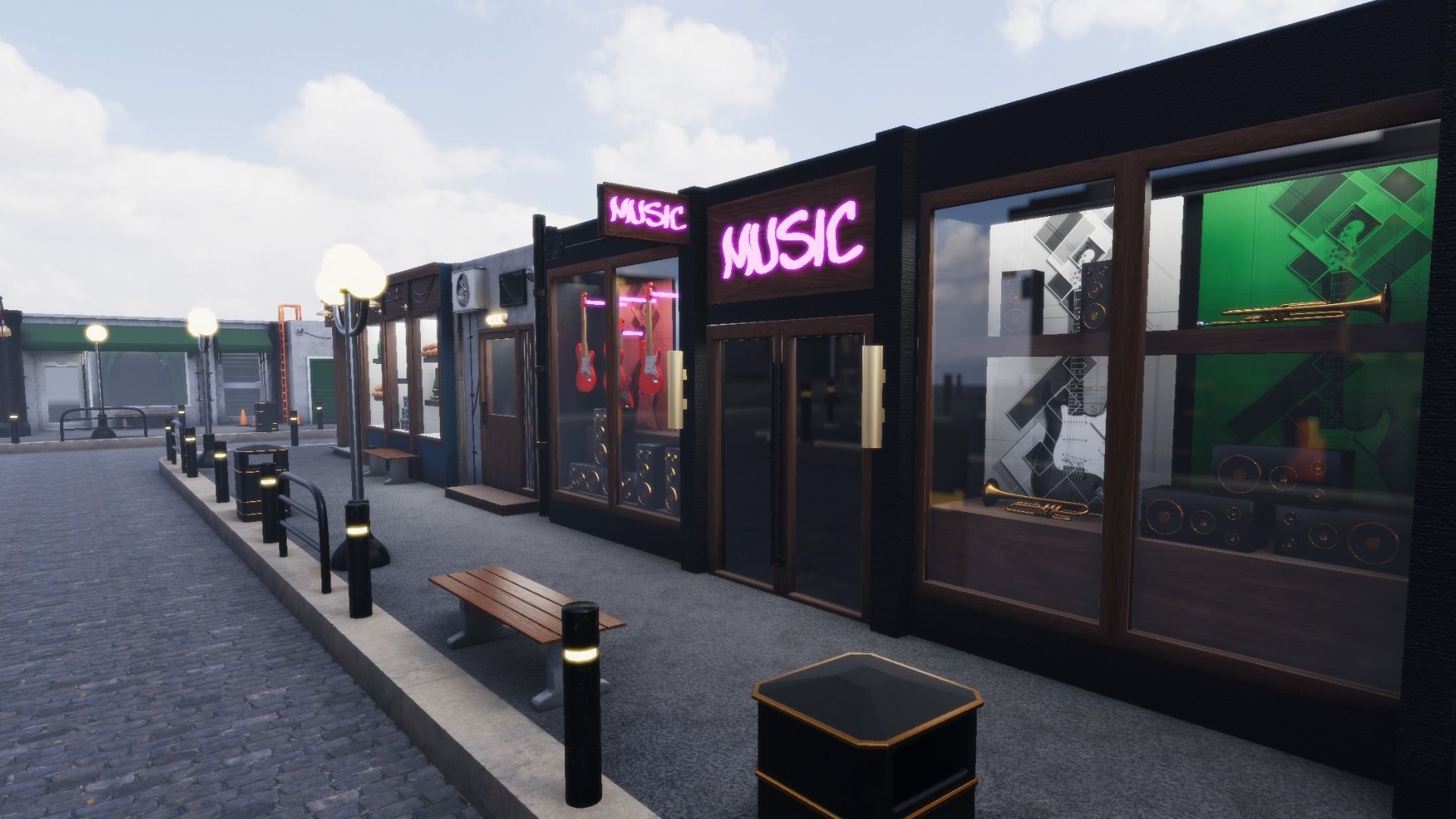 Stores Vol 1 For Unreal And Unity Low-poly 3D model_19