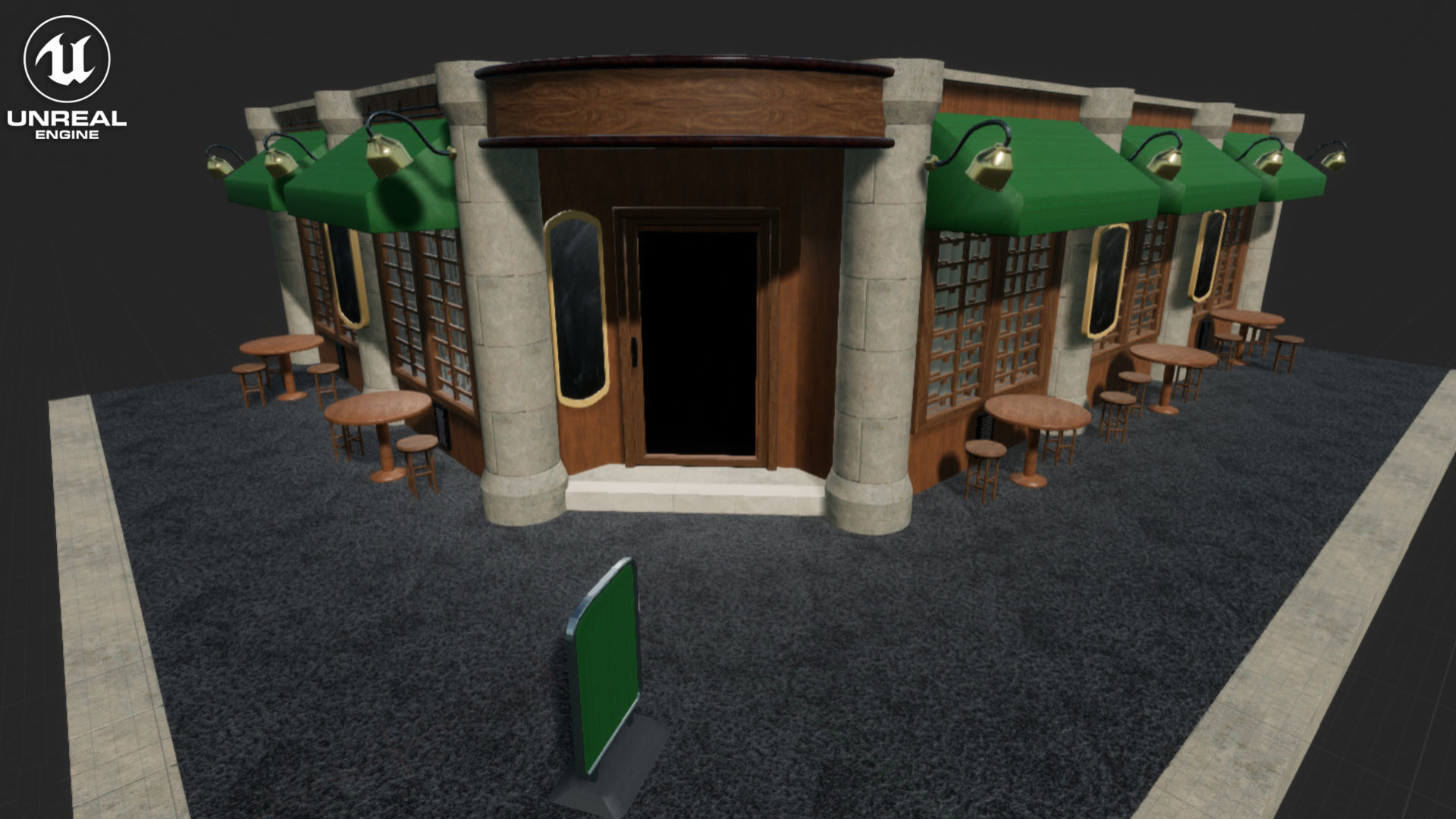 Stores Vol 1 For Unreal And Unity Low-poly 3D model_10