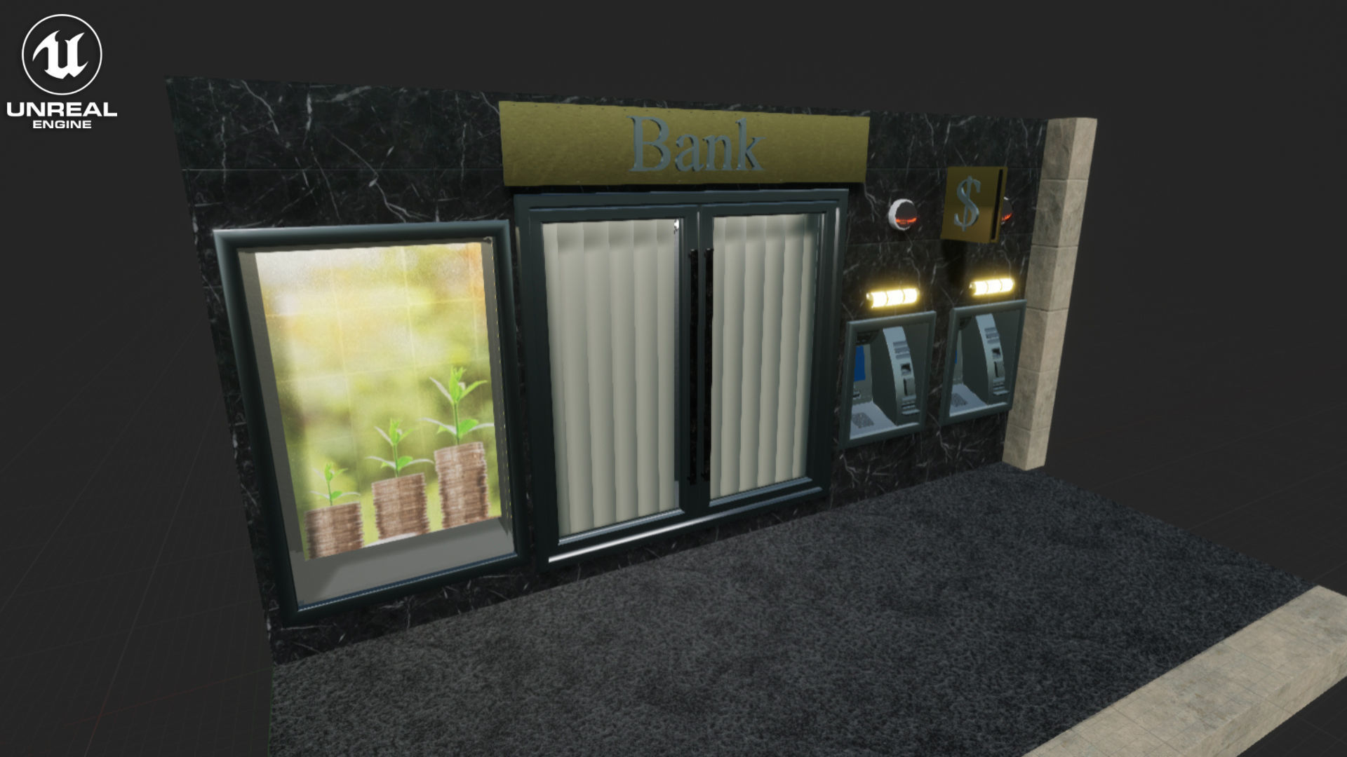 Stores Vol 1 For Unreal And Unity Low-poly 3D model_5