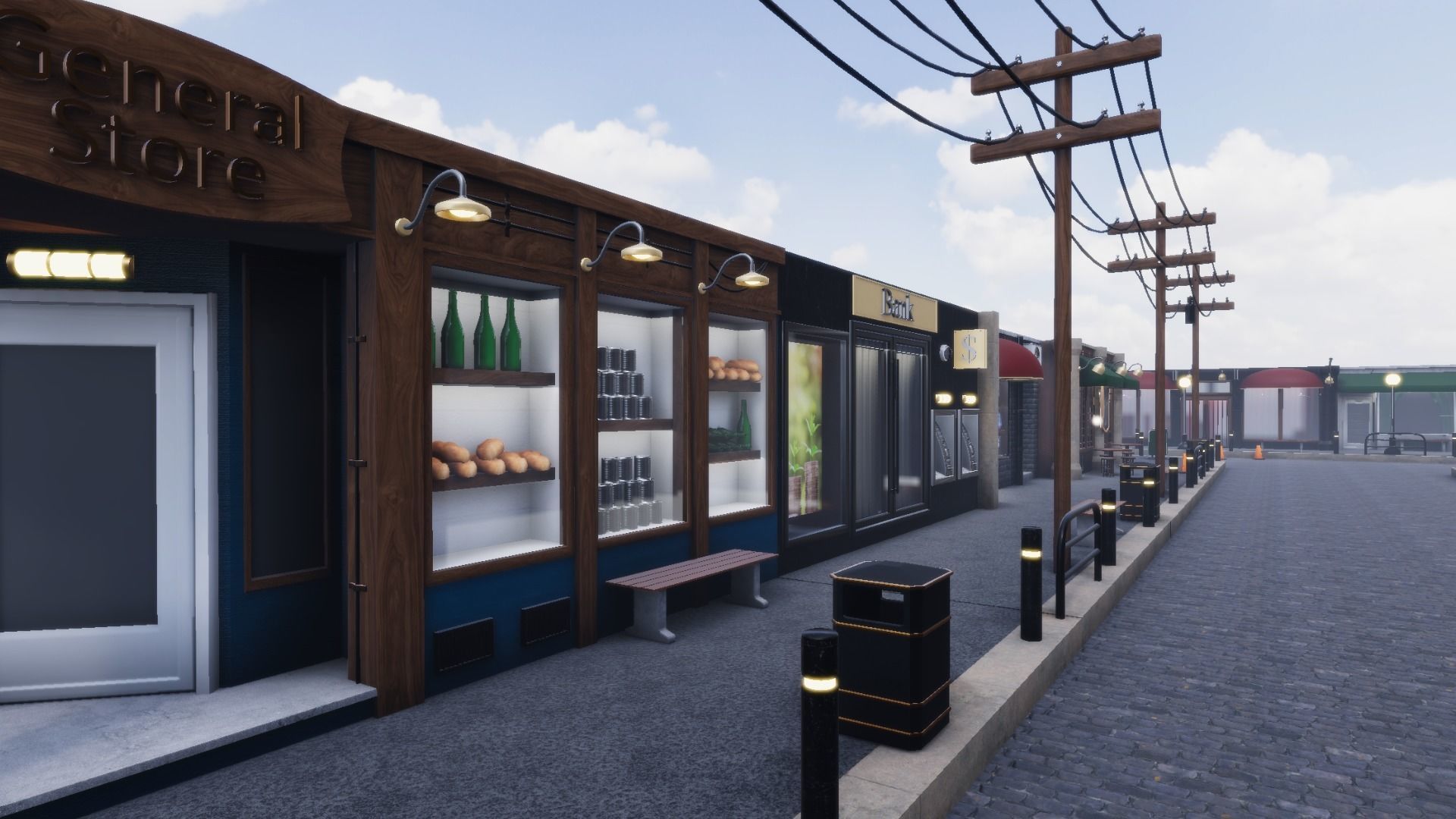 Stores Vol 1 For Unreal And Unity Low-poly 3D model_16