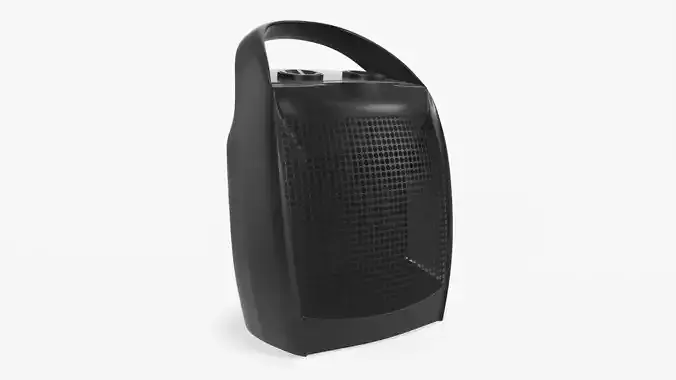Portable electric heater 3D model