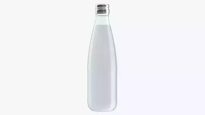 Water bottle glass mockup 02