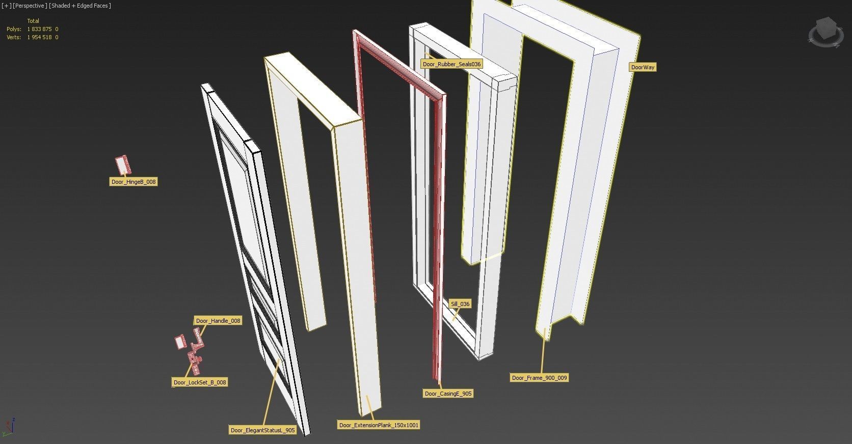 Doors Kit Constructor 02 3D model_11