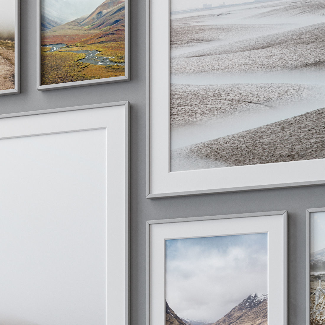 Photo Frames Set  100 3D model_1