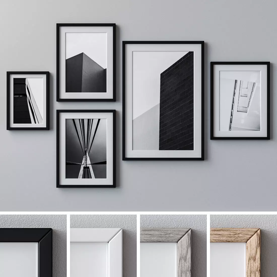 Photo Frames Set 102 3D model_0