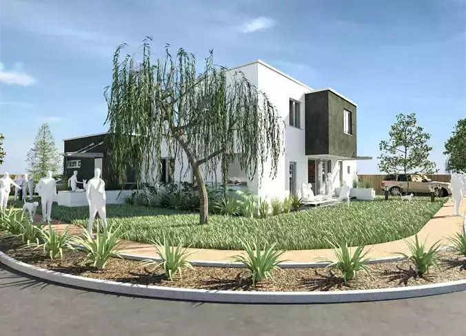 arquigrasspack02- Revit grass with automatic placement 3D model