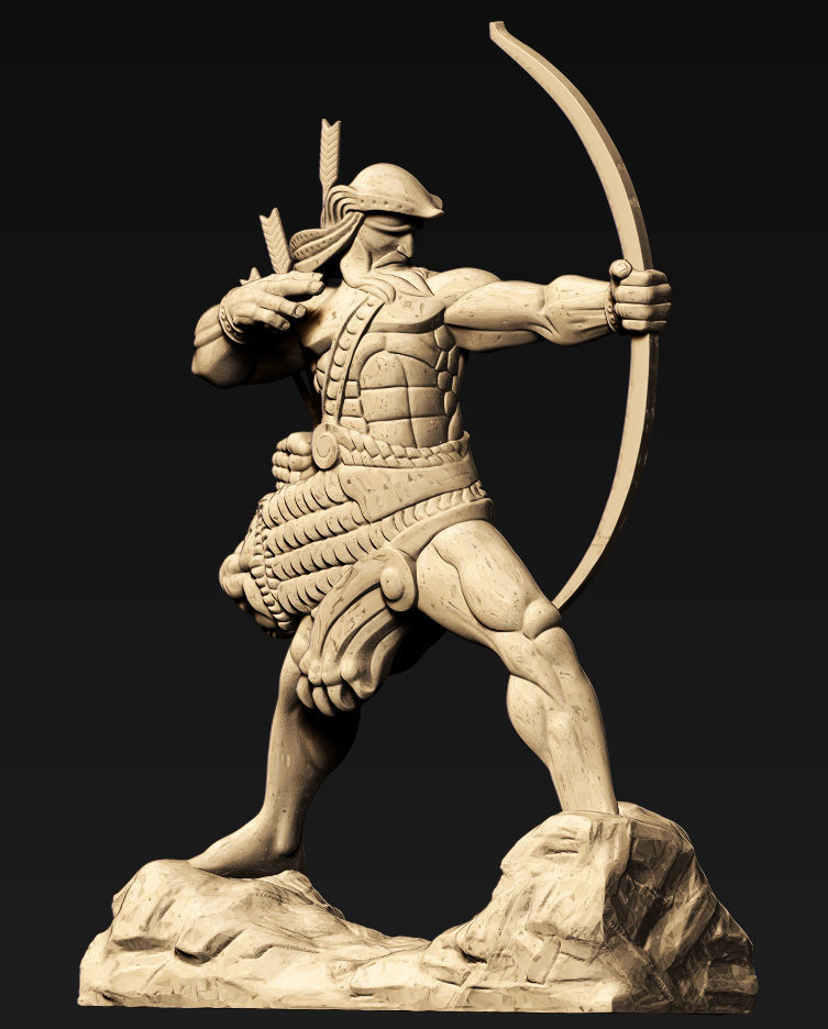 Hayk nahapet 3D print model_2