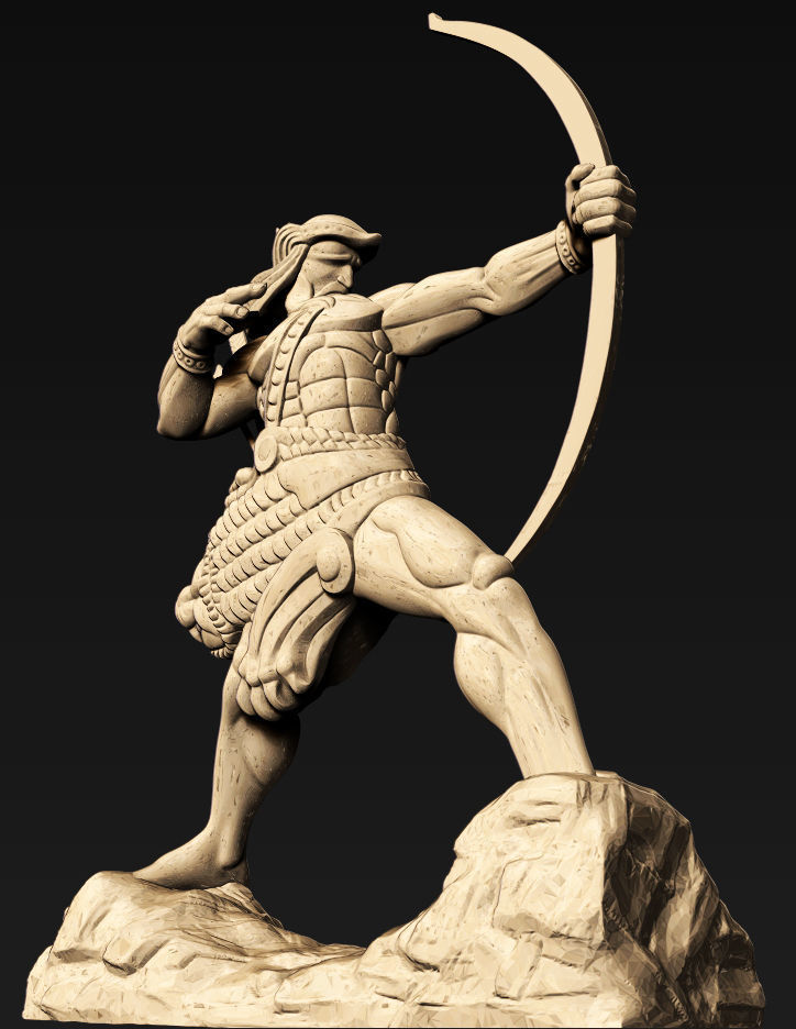 Hayk nahapet 3D print model_3