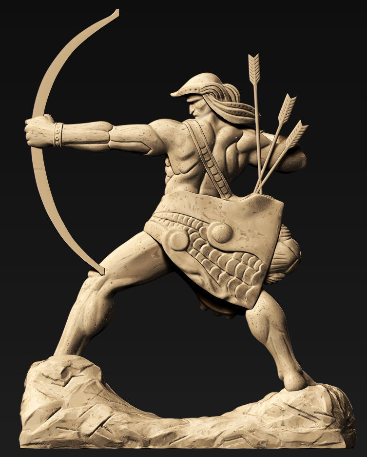 Hayk nahapet 3D print model_1