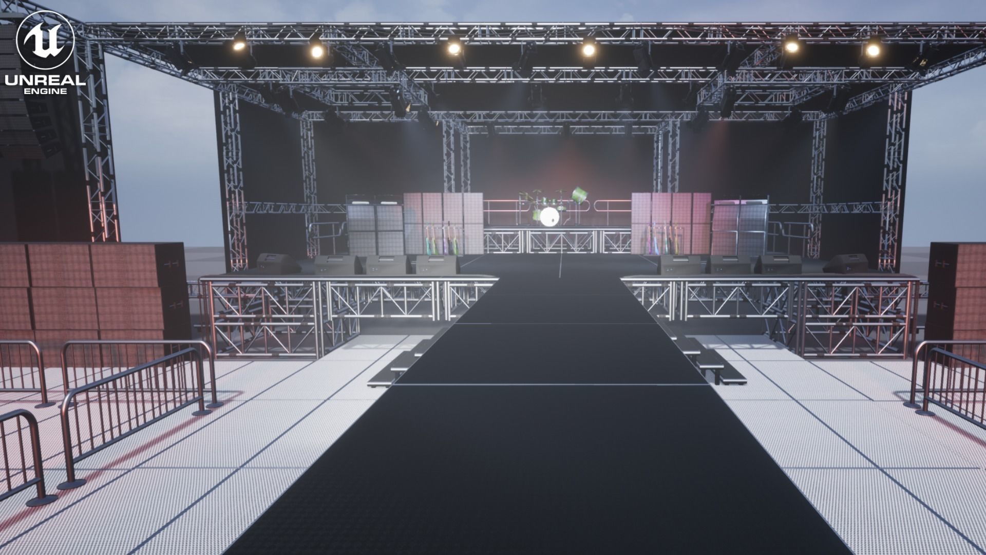 Stage Vol 1 For Unreal And Unity Low-poly 3D model_11