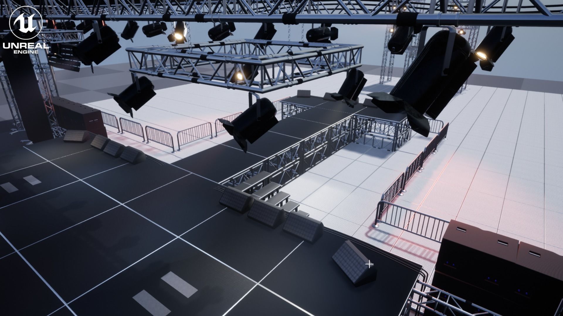 Stage Vol 1 For Unreal And Unity Low-poly 3D model_13