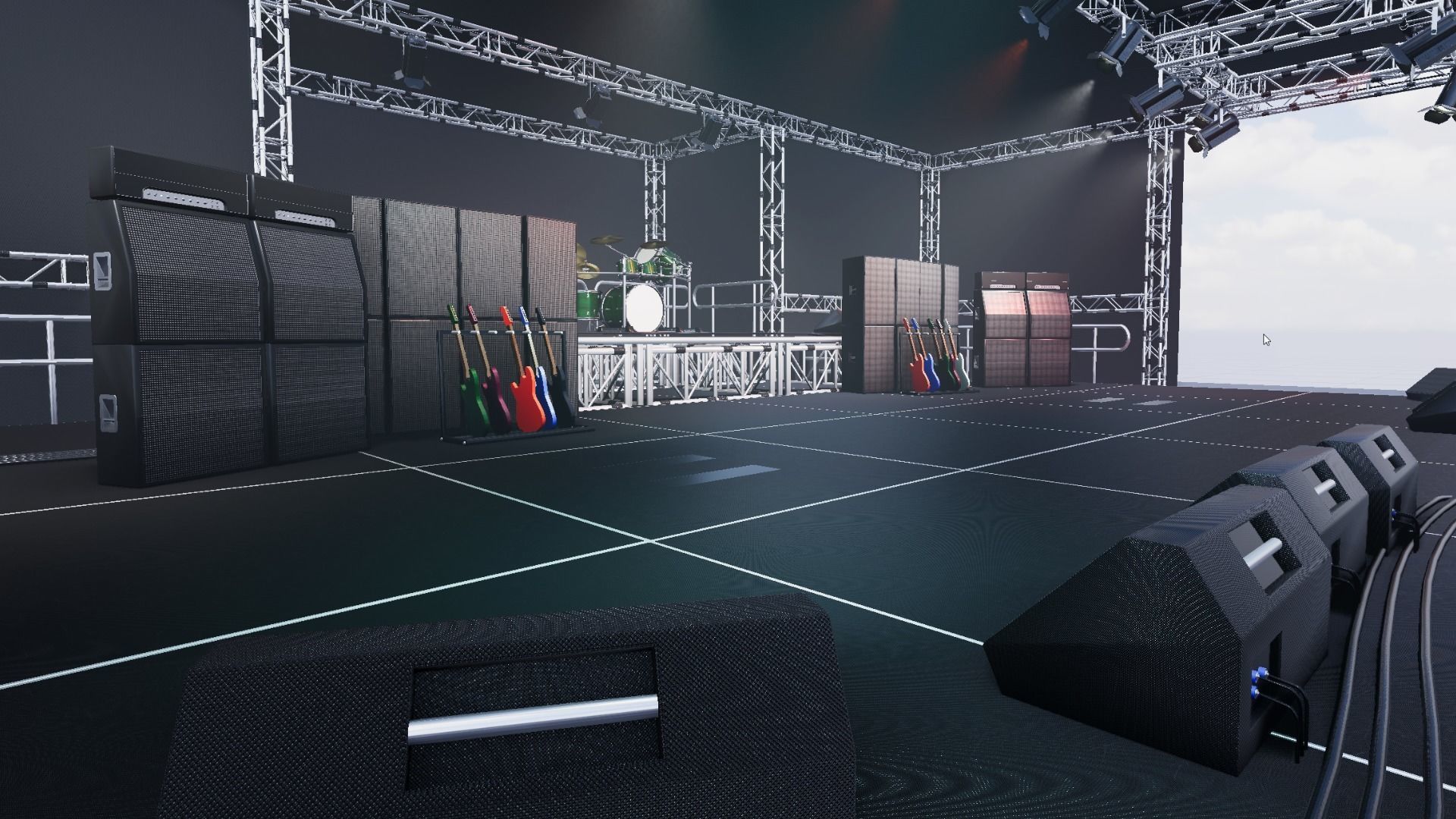 Stage Vol 1 For Unreal And Unity Low-poly 3D model_4