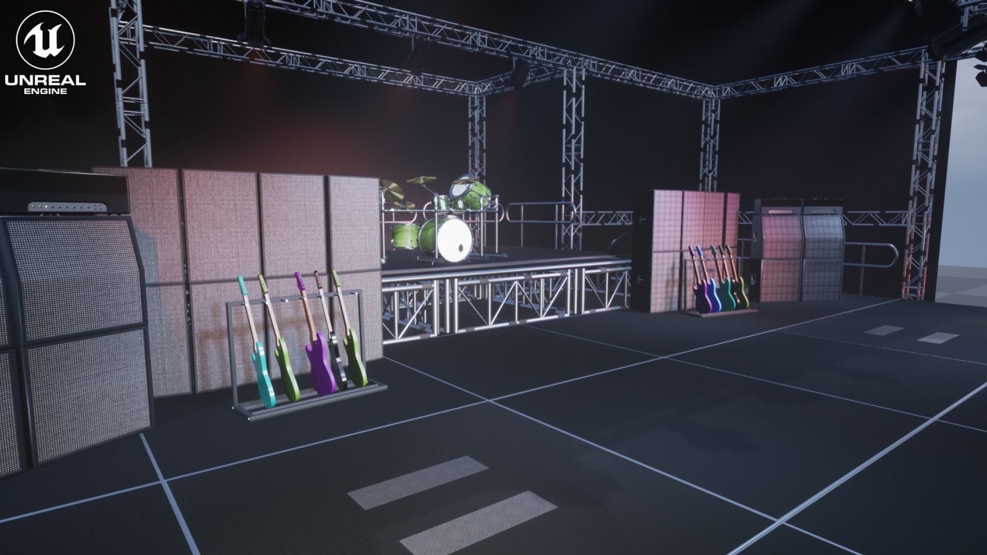 Stage Vol 1 For Unreal And Unity Low-poly 3D model_12