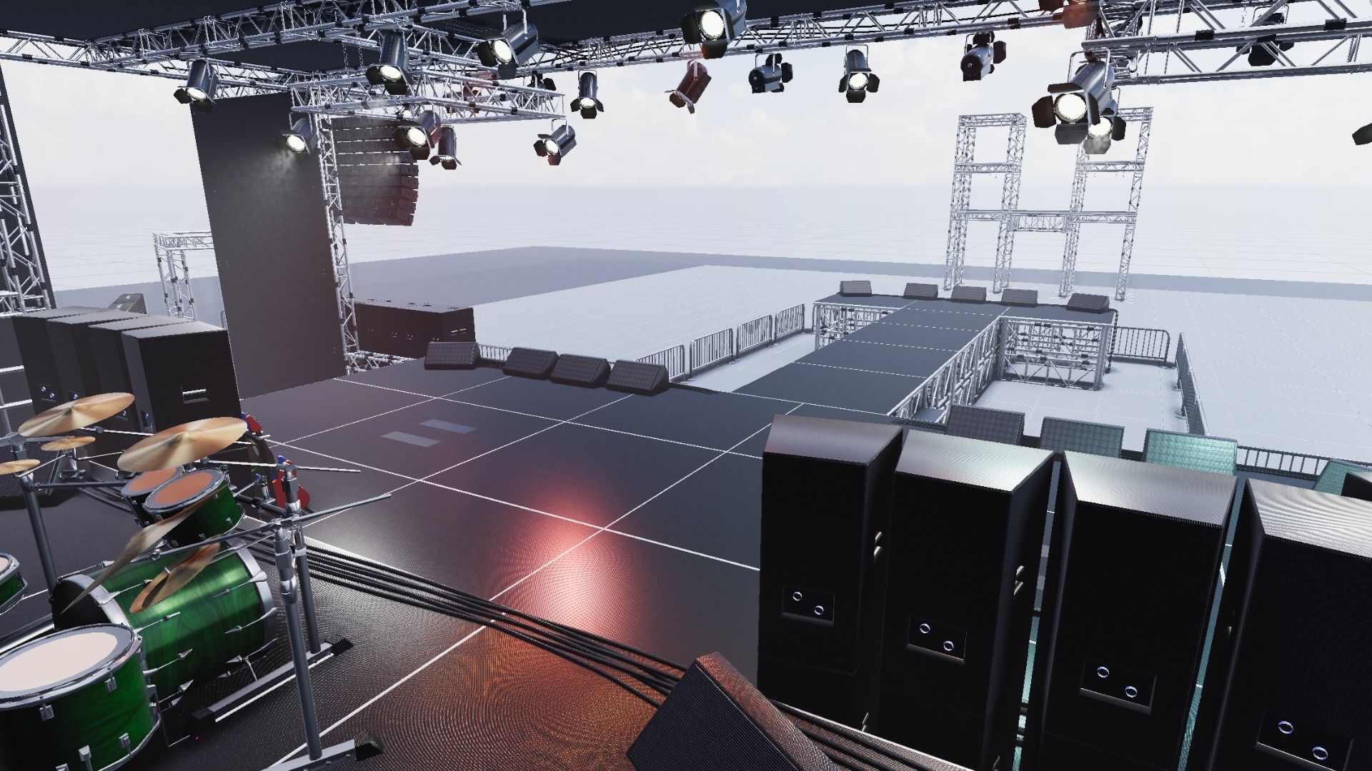 Stage Vol 1 For Unreal And Unity Low-poly 3D model_6