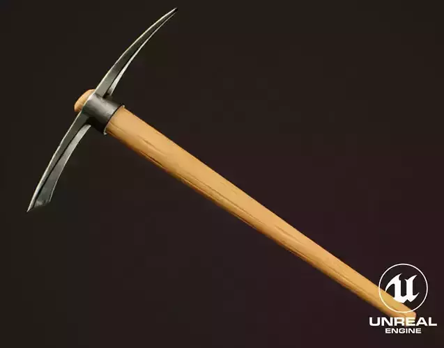 Stylized Western Pickaxe