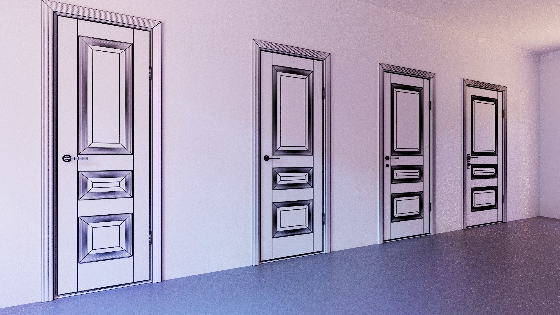 Doors Kit Constructor 08 3D model_3