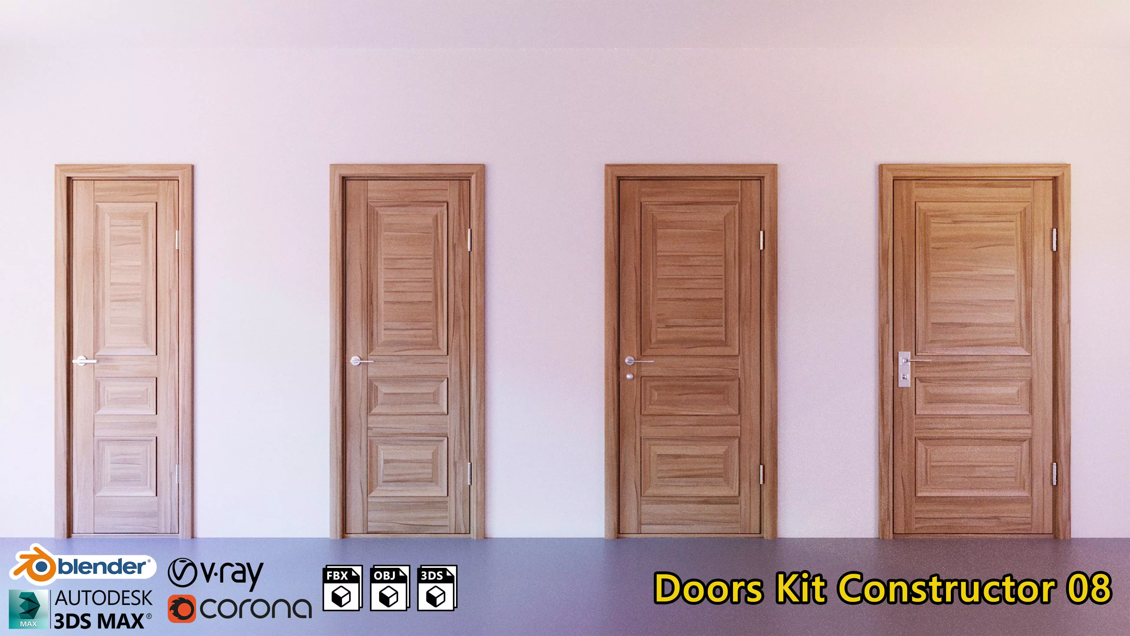 Doors Kit Constructor 08 3D model_0