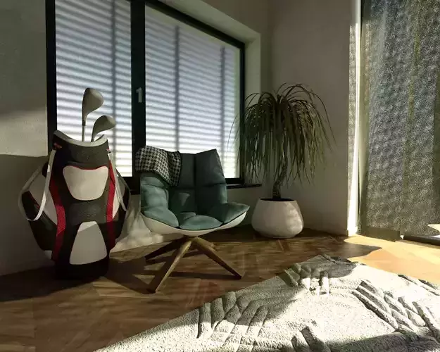 arquichair38 Realistic armchair for Revit