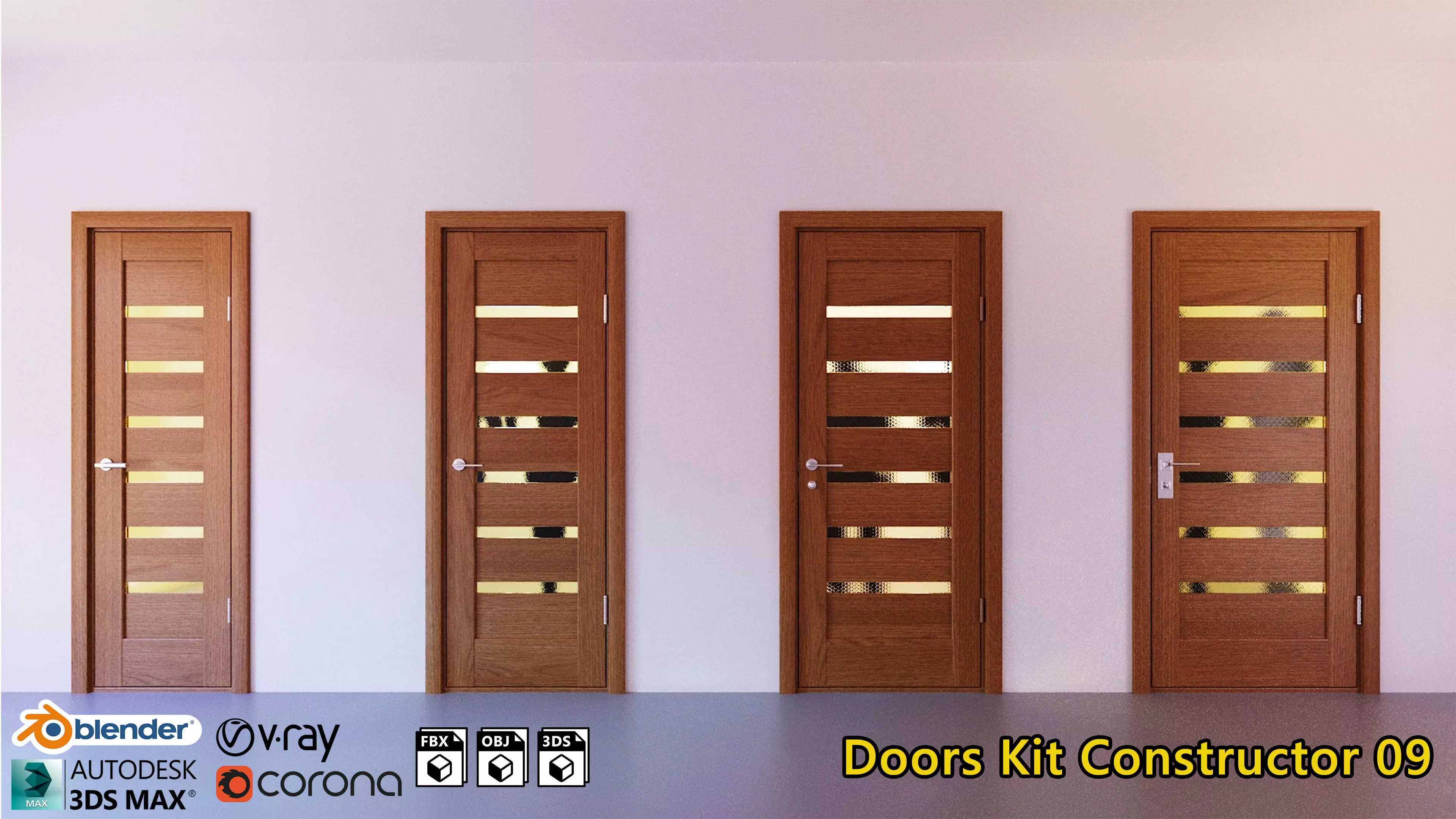 Doors Kit Constructor 09 3D model_0