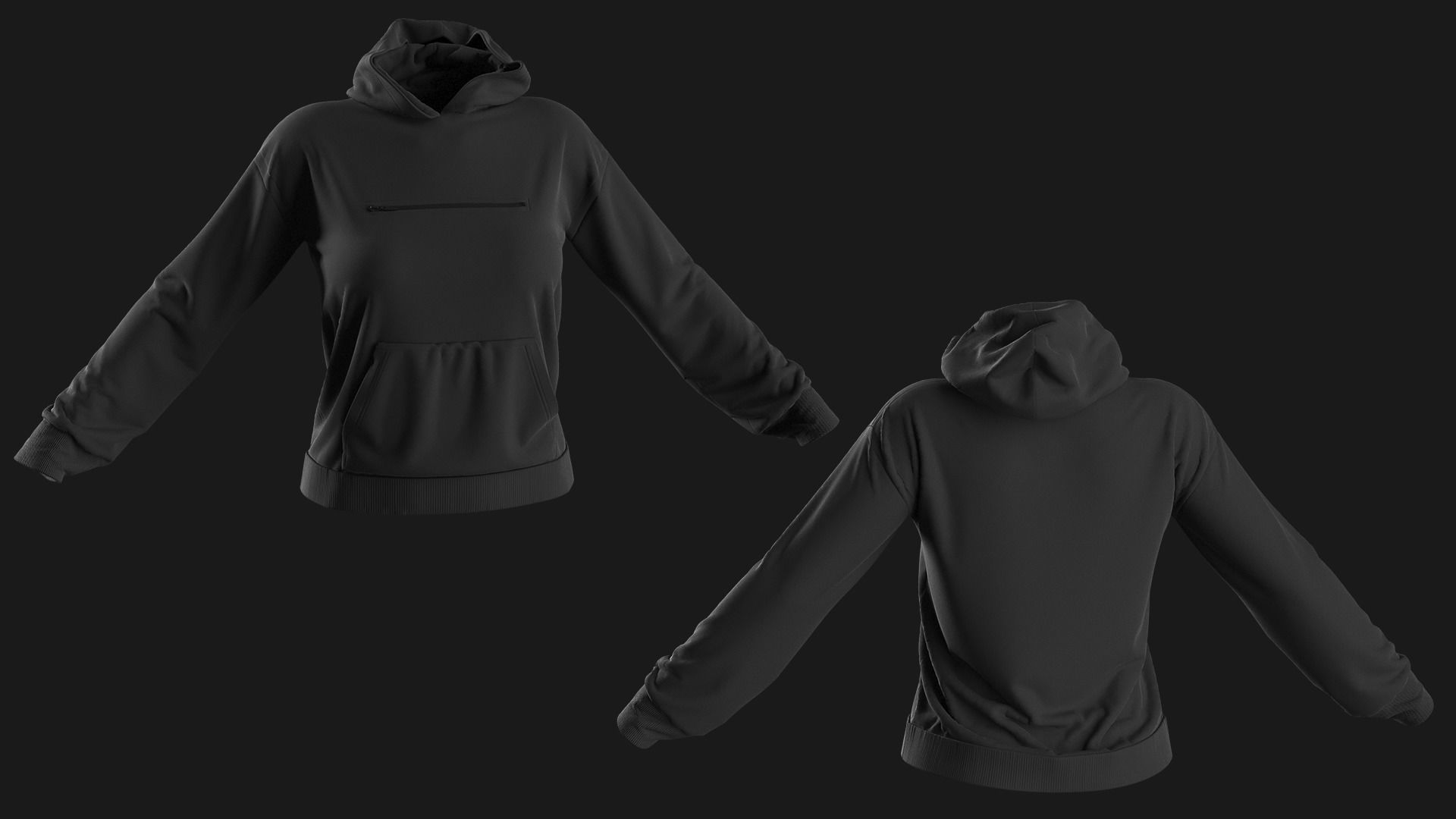 Female Sport Outfit2 Free 3D model_1