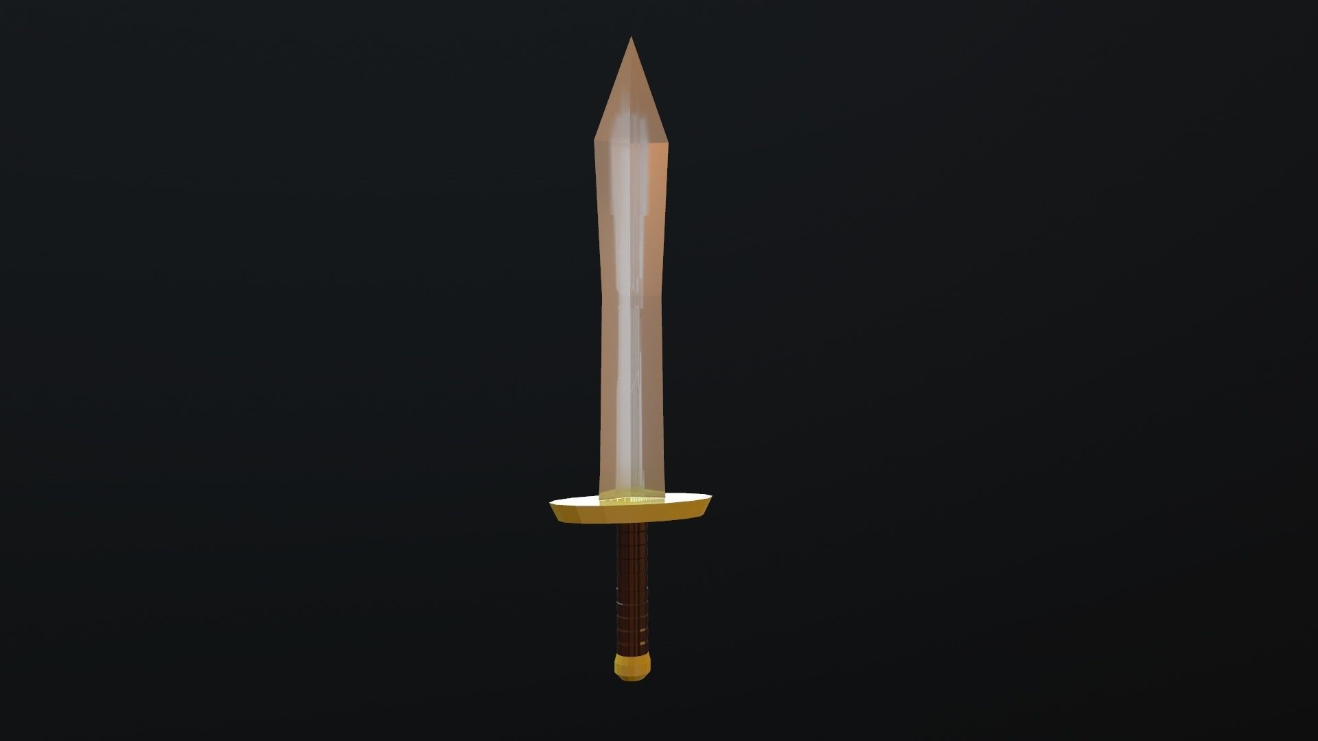 Sword Low-poly 3D model_18