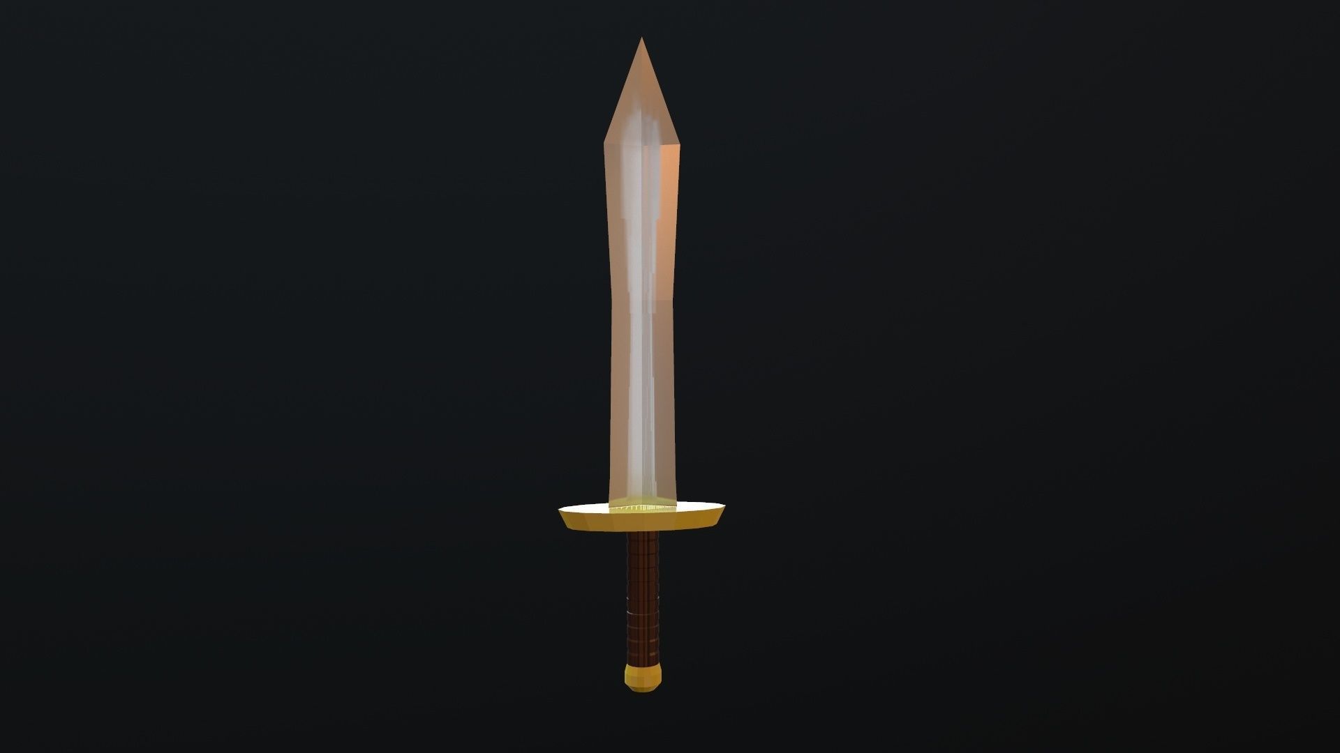 Sword Low-poly 3D model_17