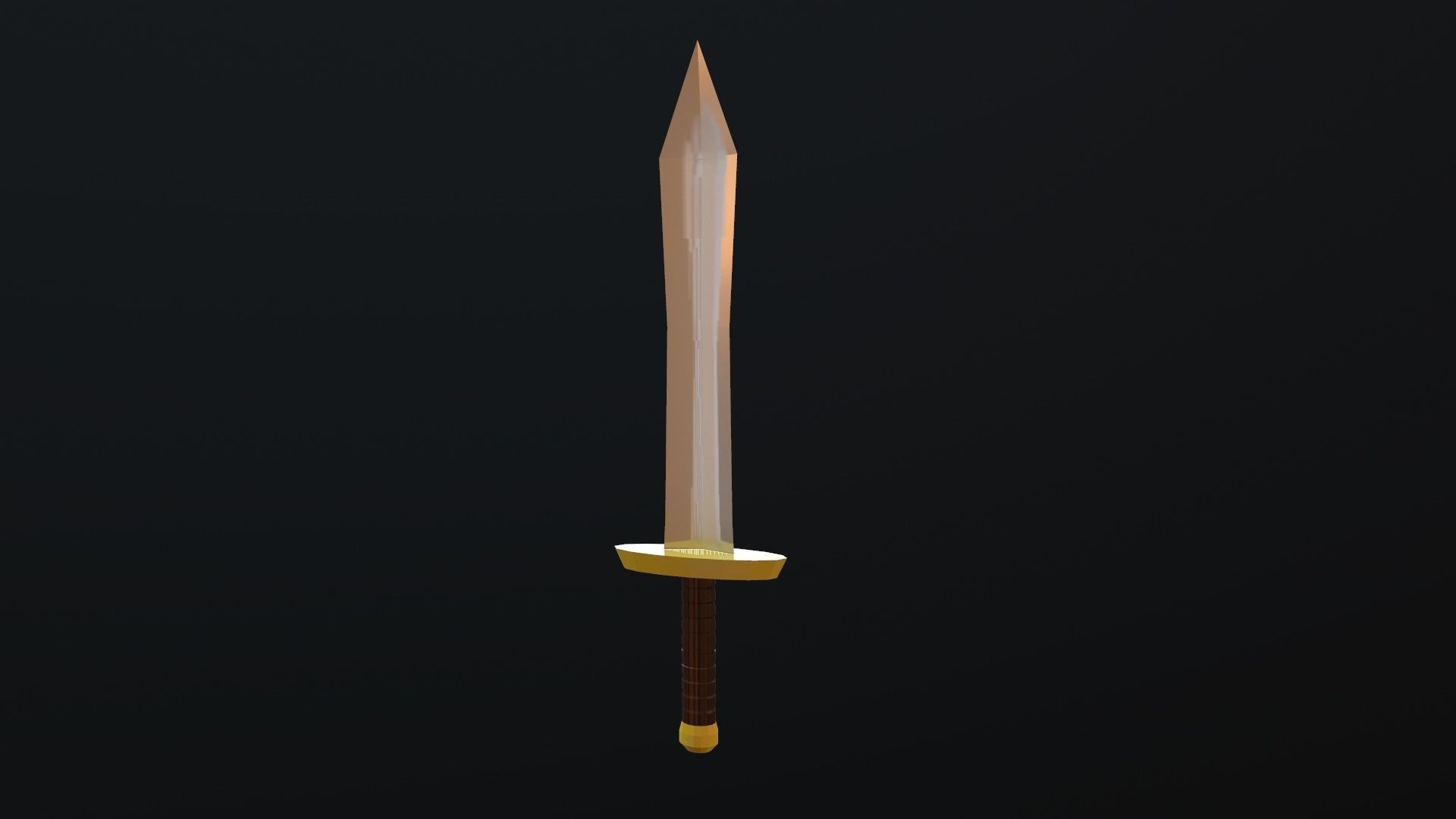 Sword Low-poly 3D model_15