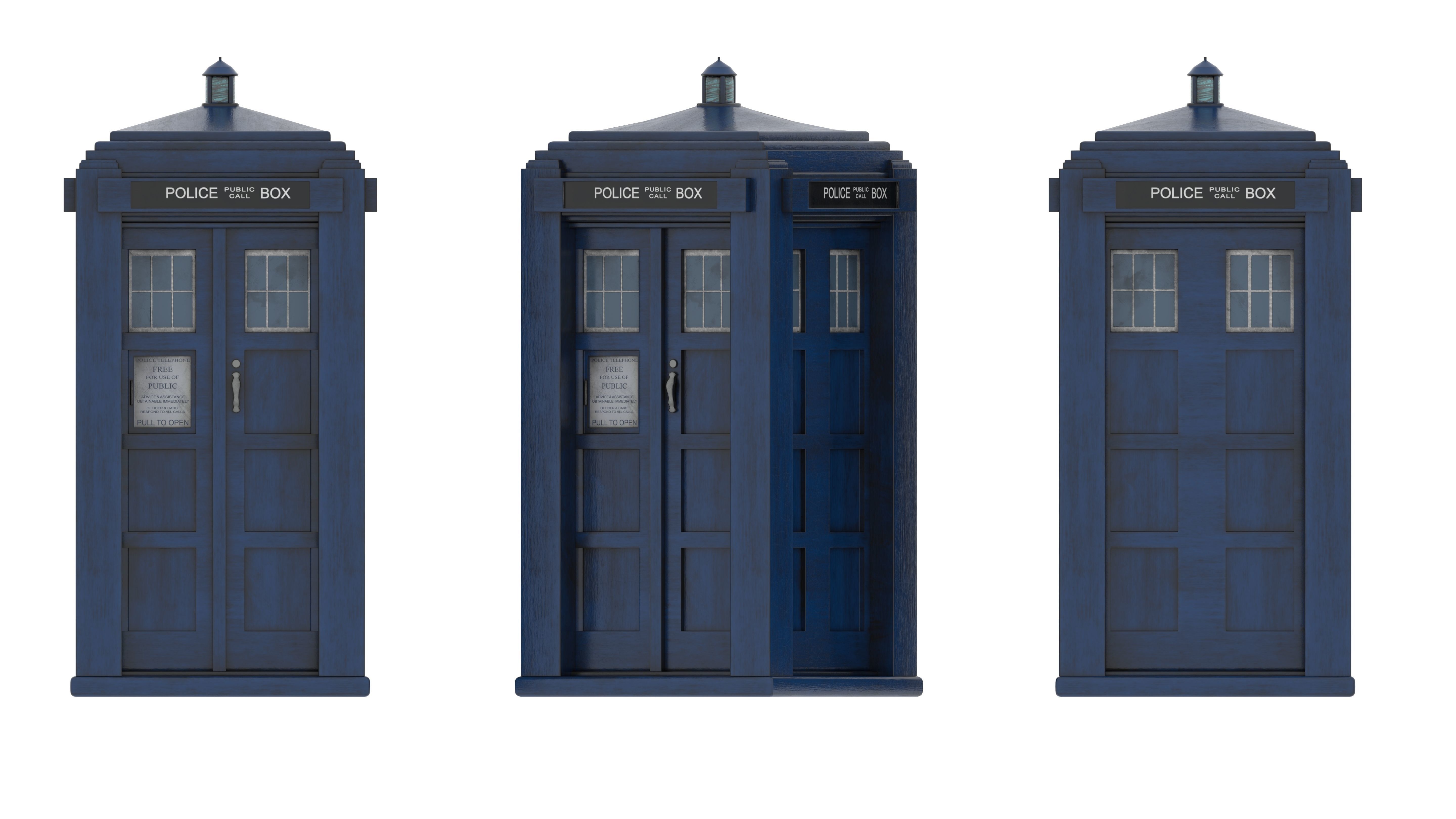 Tardis Prop 3D model_1