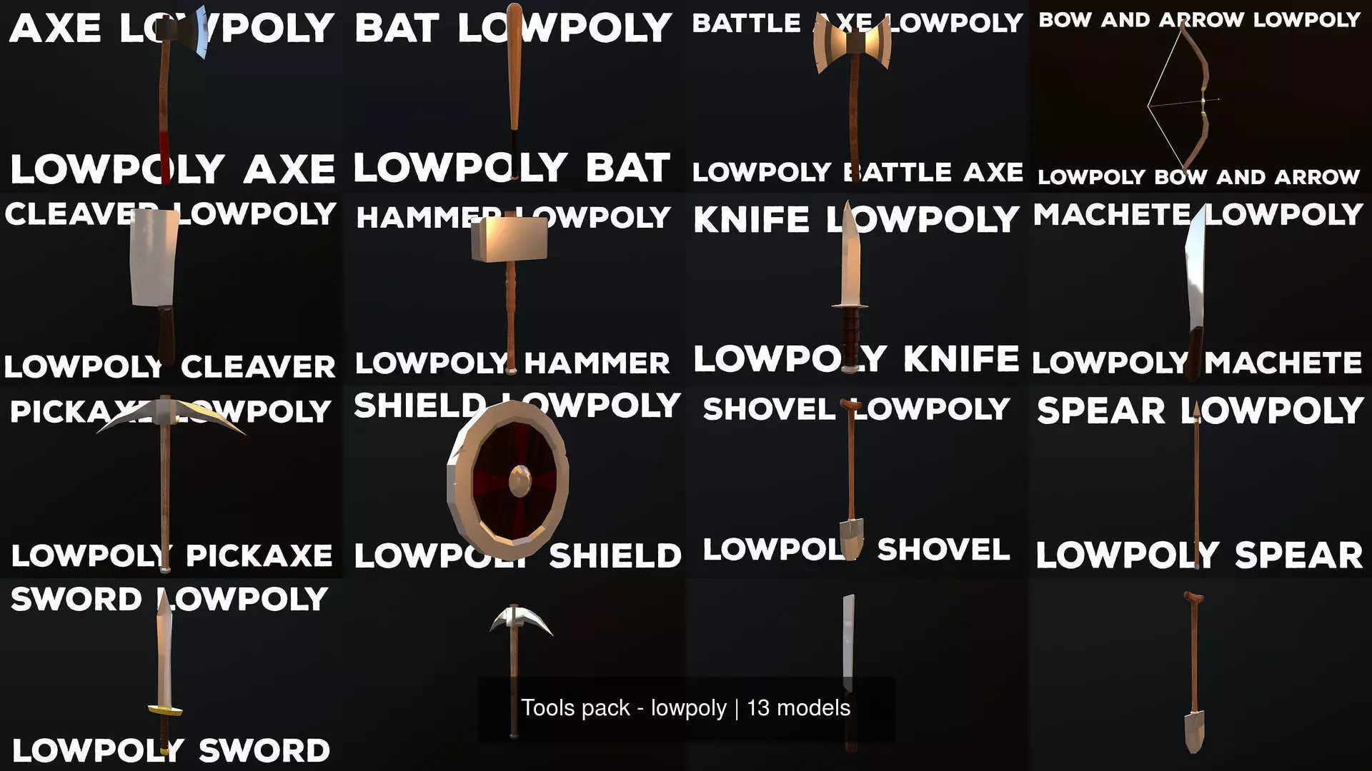 Tools pack  3D Model Collection_1