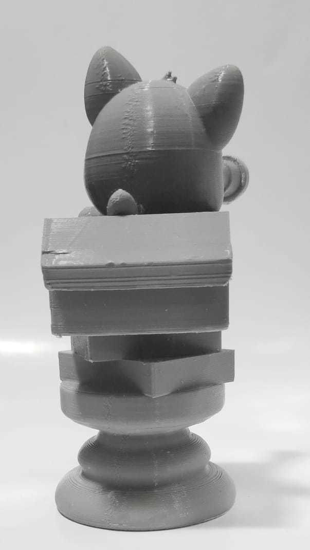 Cat Chess Piece - Rook 3D print model_10