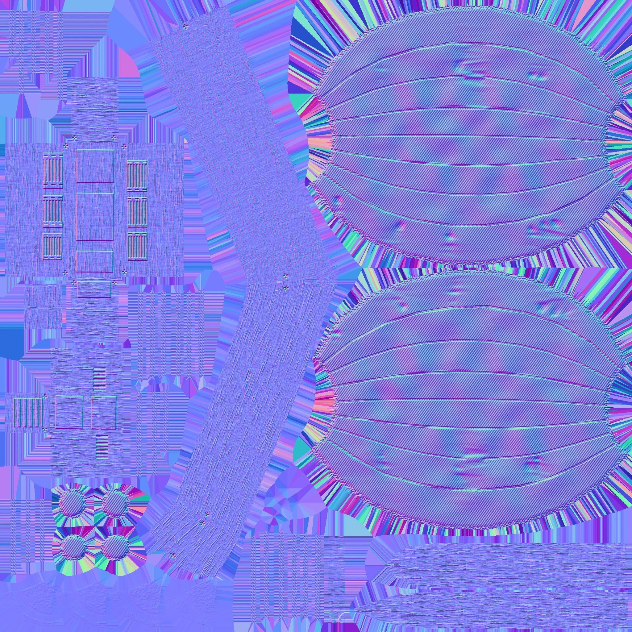 Steampunk Airship - Sci-Fi Aircraft 05 - Flying Ship Low-poly 3D model_18