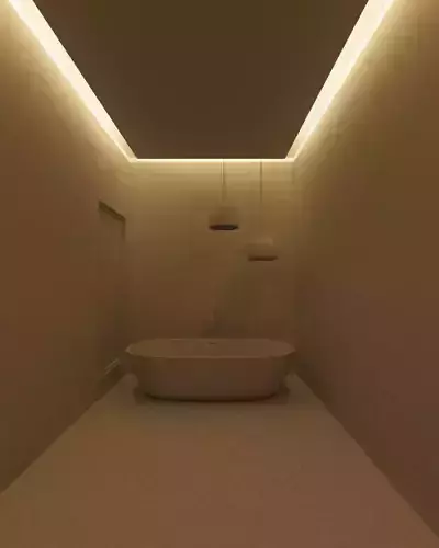 Modern bathroom interior  3D model