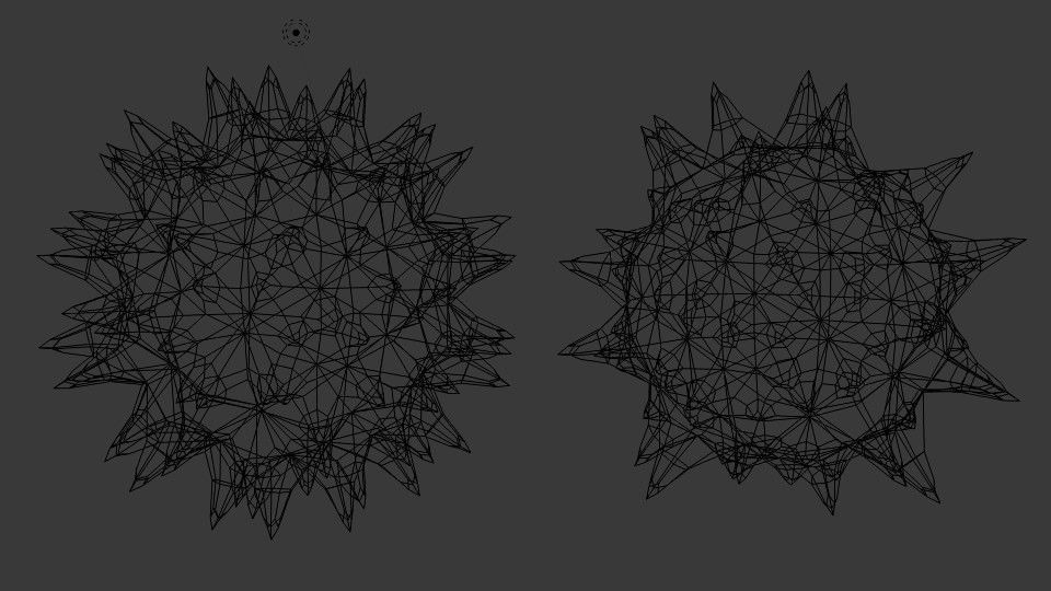 3D Germ spike Low-poly 3D model_5