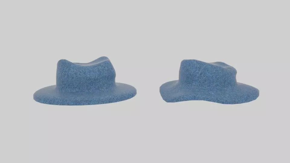 Cowboy Hat Low-poly 3D model