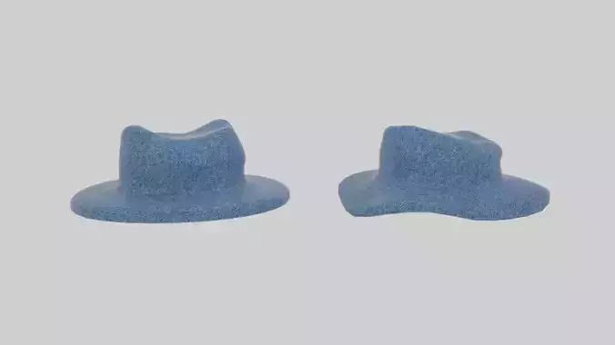 Cowboy Hat Low-poly 3D model
