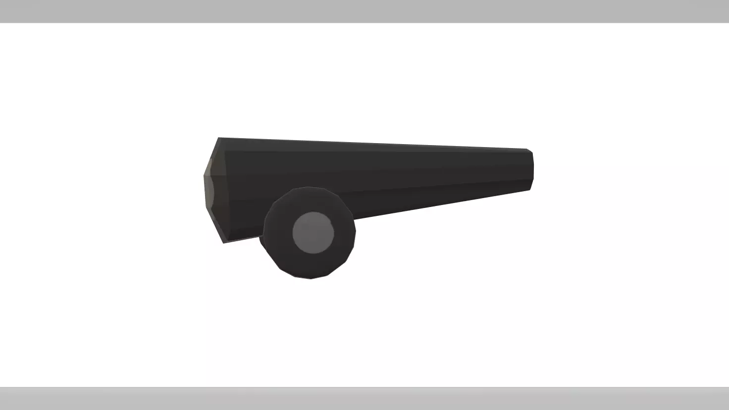cannon boom Free low-poly 3D model