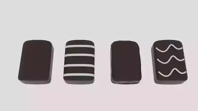  Choco Biscuit 3D model