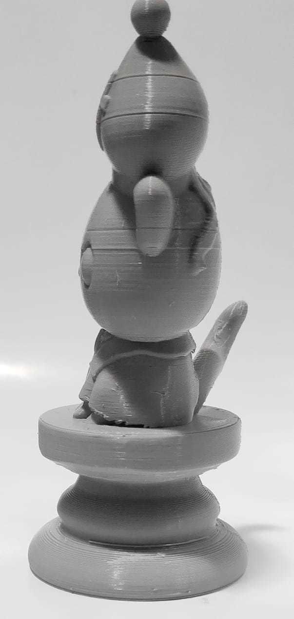 Cat Chess Piece - Bishop 3D print model_8