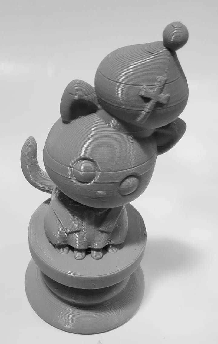 Cat Chess Piece - Bishop 3D print model_7