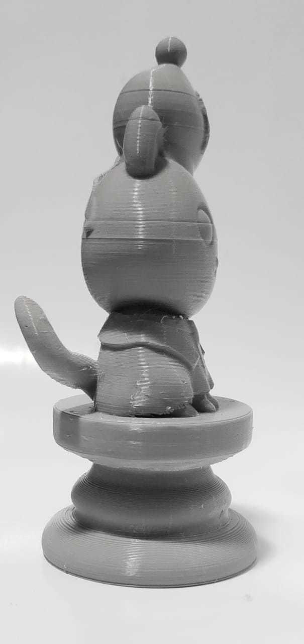 Cat Chess Piece - Bishop 3D print model_9