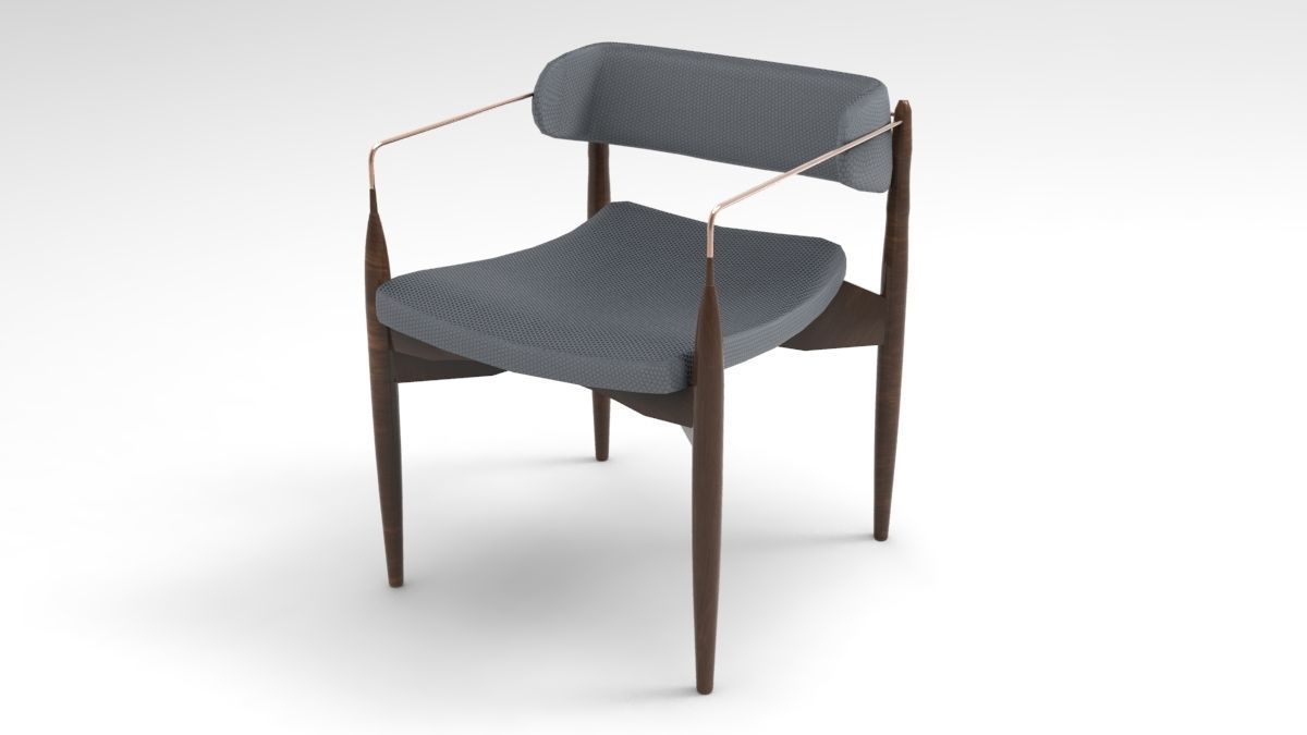 Vasagle Armchair 3D Model Low-poly 3D model_6