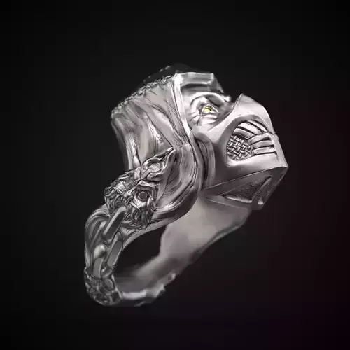 Mortal Kombat Scorpion Ring 3D print model