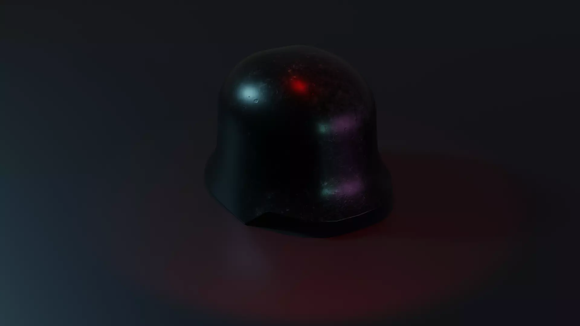 Old war helmet Free low-poly 3D model