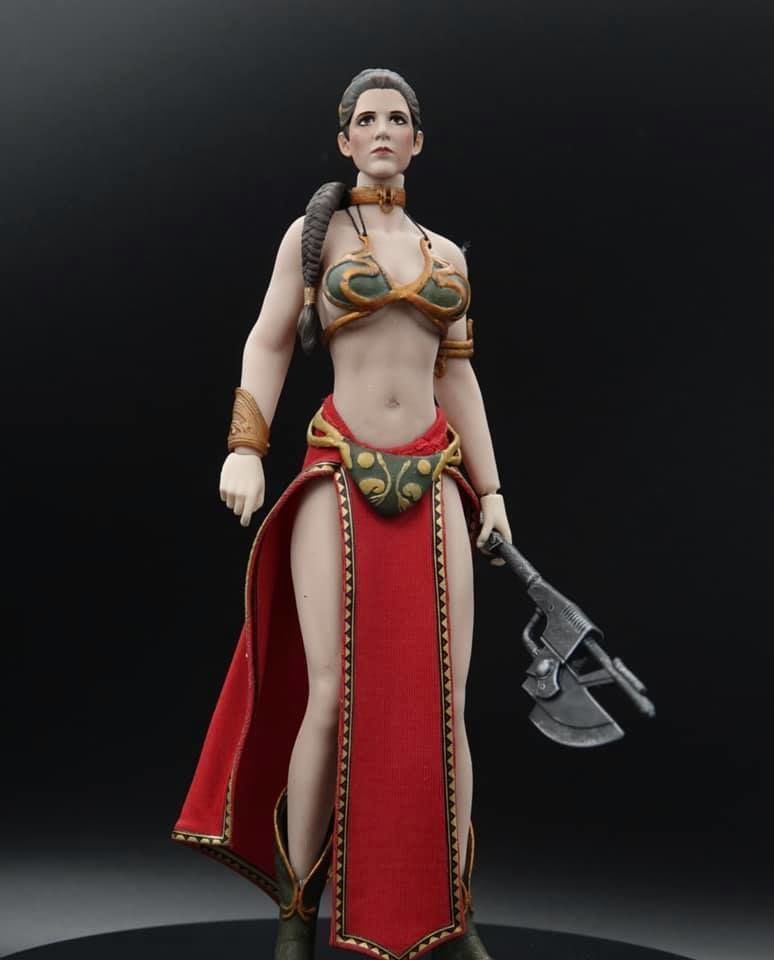 Slave Leia Boots 3D print model_1