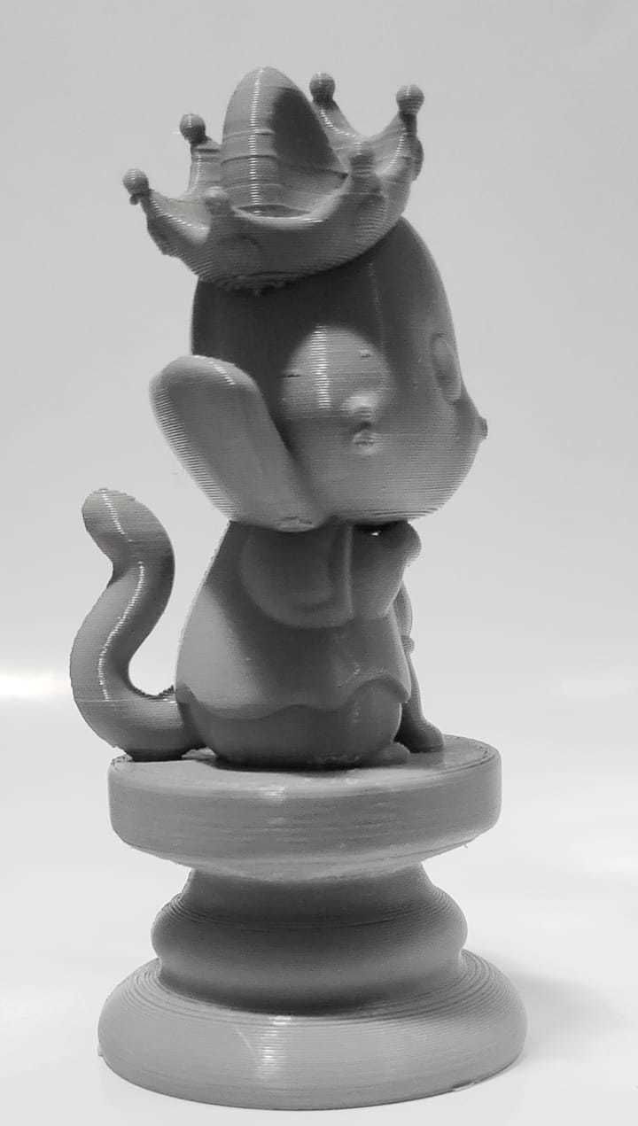 Cat Chess Piece - Queen 3D print model_6