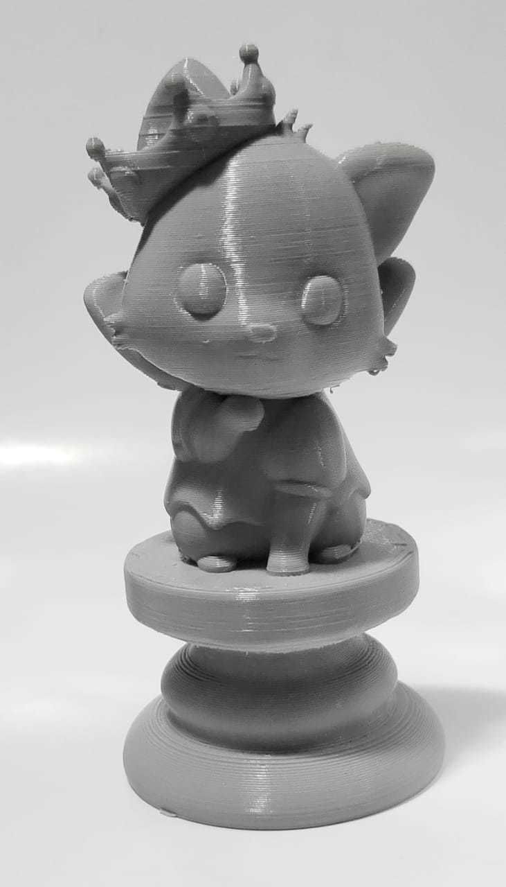 Cat Chess Piece - Queen 3D print model_11