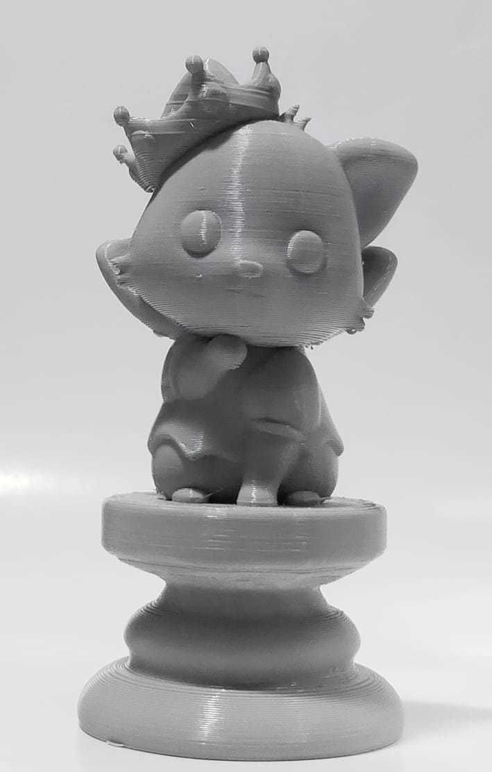 Cat Chess Piece - Queen 3D print model_4