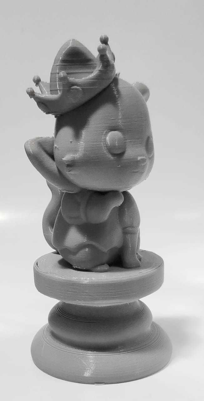 Cat Chess Piece - Queen 3D print model_5